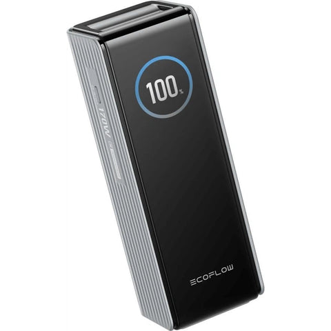EcoFlow RAPID Power Bank (25,000mAh, 170W, 100W Built-In and Retractable Cables) - Silver