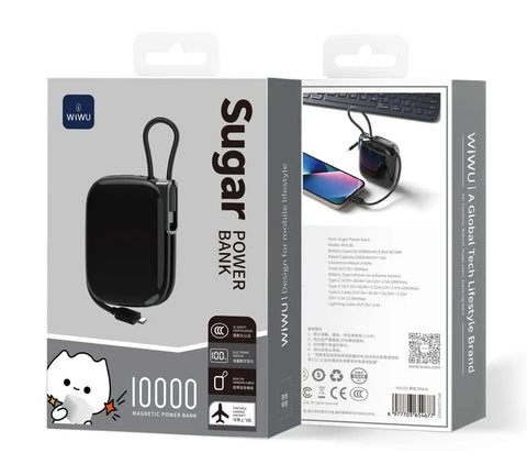 WiWU Powerbank 10000mAH 22.5W Negro