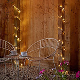5M Solar LED Rope Decorative Light with 100 LEDs, 8 Lighting Modes, IP67 Waterproof & Auto On/Off Sensor for Outdoor Garden & Balcony Decor
