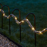 5M Solar LED Rope Decorative Light with 100 LEDs, 8 Lighting Modes, IP67 Waterproof & Auto On/Off Sensor for Outdoor Garden & Balcony Decor
