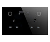 Gopeta, WiFi 13A UK Double Socket with 2 USB outlets (USB-A & USB-C)