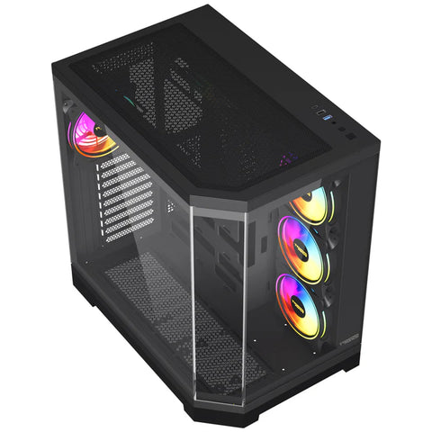 Twisted Minds Vanguard Tempered Glass ATX Mid Tower Gaming Case - Black