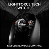 Logitech PRO X SUPERLIGHT 2c Compact Wireless Gaming Mouse - Black