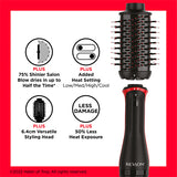 Revlon, One-Step Volumiser Plus – 30% Smaller Oval Brush, Titanium Ceramic Tourmaline, Ionic Technology – Smooth, Voluminous Hair