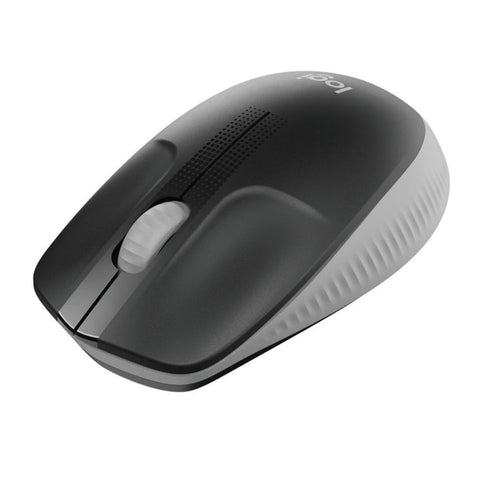 Logitech M190 Full-Size Wireless Optical Mouse – Mid Grey