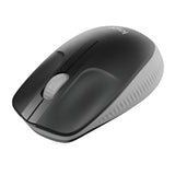 Logitech M190 Full-Size Wireless Optical Mouse – Mid Grey