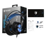 ساديس سماعة الألعاب لوكست بلس + إضاءة آر جي بي SA-904