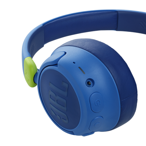 JBL JR460NC Wireless Bluetooth Headphones with Noise Cancelling - Blue