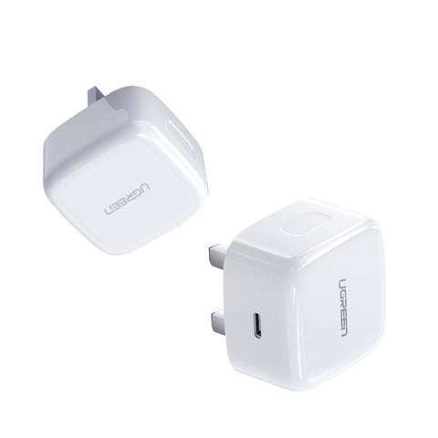 UGREEN PD 20w Fast Charger UK (White) CD137