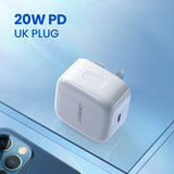 UGREEN PD 20w Fast Charger UK (White) CD137
