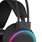 Rampage ROGUE RGB 7.1 USB Gaming Headset for PC, PS4 and PS5 - Black