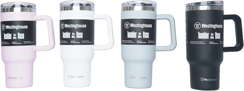 ويستنجهاوس، كوب معزول من الستانلس ستيل مزدوج الجدار، يحافظ على السخونة لمدة 6 ساعات والبرودة لمدة 9 ساعات