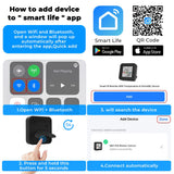 Gopeta, Tuya Smart WiFi Remote Control with Temperature & Humidity Monitor and Screen
