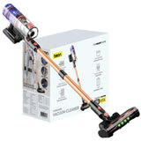 BSON Cordless Vacuum Cleaner - 35KPA Suction, Tangle-Free Roller Brush