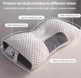 Blue Coral Cervical Orthopedic Neck Pillow To Help Sleep And Protect The Pillow Neck Household Soybean Fiber 3D SPA Massage Pillow Core