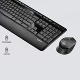 Logitech MK345 Comfort Wireless Keyboard & Mouse Combo Arabic/English – Black