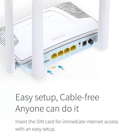 D-Link G403C, 4G LTE N300 Wi-Fi Router