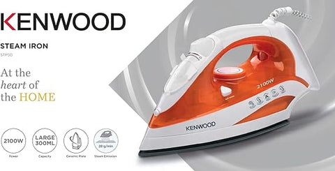 KENWOOD STEAM IRON CERAMIC WHOR - STP50.000WO