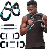 Black Bull Ultimate Twister Arm Trainer, Adjustable Chest Workout Equipment, Arm Trainer for Men, Chest Trainer for Men, Shoulder Muscle Training, Portable Spring Resistance Home Fitness Equipment