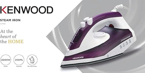 Kenwood Steam Iron Teflon Purple - STP40.000WP