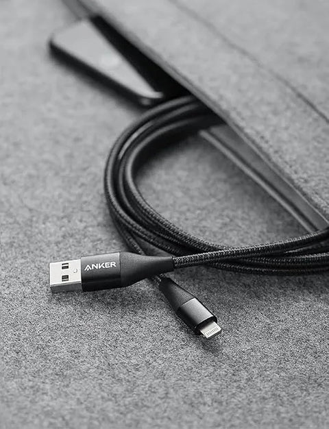 Anker Powerline II with lightning connector 3ft - Black