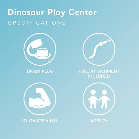 INTEX DINOSAUR PLAY CENTER 249CM x 191CM x 109CM