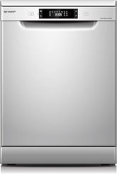 Sharp Dishwasher 8 Programs 14 Set LED Stainless Steel (Inox)