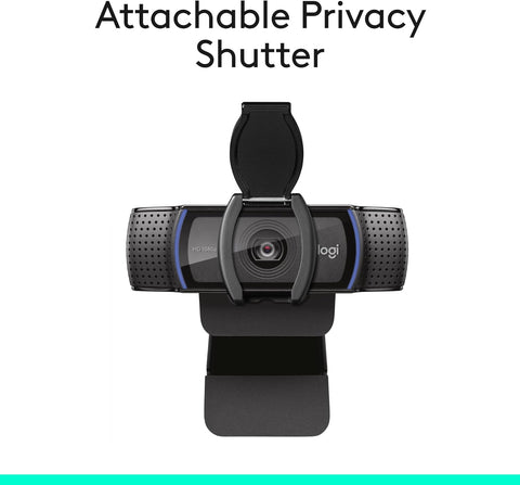 Logitech, C920S HD Pro Webcam with Privacy Shutter