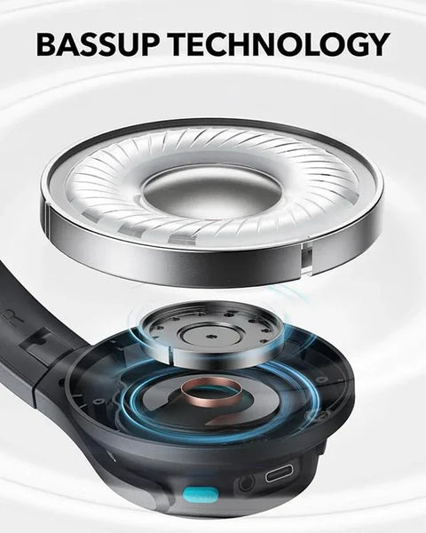 أنكر ساوندكور Q11i سماعات رأس لاسلكية فوق الأذن بلوتوث