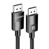 UGREEN DP 1.4 Male to Male Plastic Case Braided Cable 2m