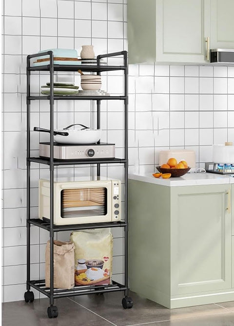 5-Tier Dish Rack – Kitchen Organizer & Drain Stand