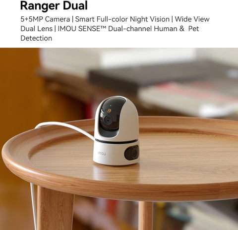 Imou IPC‑S2XP‑10M0WED – 10MP Dual‑Lens Pan & Tilt Wi‑Fi Security Camera