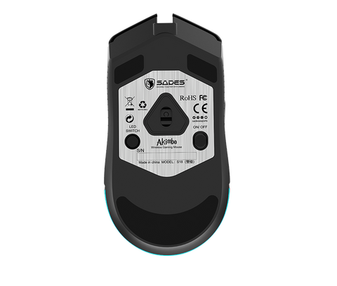 SADES AKIMBO WIRELESS GAMING MOUSE S-18