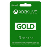XBOX live 3 Months