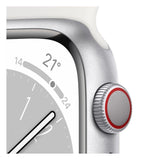 APPLE WATCH SERIES 8 GPS + CELLULAR 45MM SILVER ALUMINIUM CASE