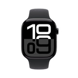 APPLE WATCH SERIES 10 GPS + CELLULAR 42MM JET BLACK ALUMINIUM CASE WITH BLACK SPORT BAND - S/M