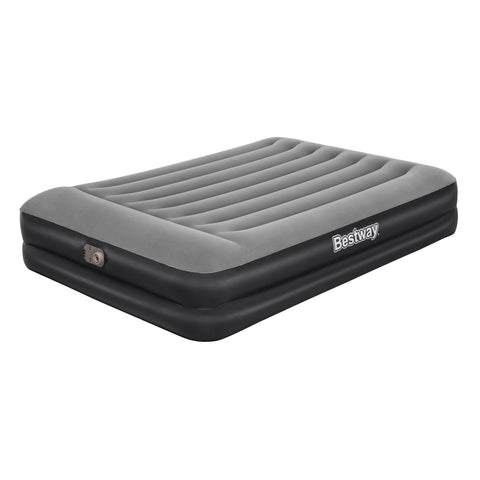 Bestway Queen Air Mattress 2.03 m x 1.52 m x 22 cm with Manual Pump and Two Pillows