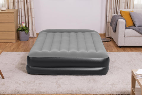 Bestway Queen Air Mattress 2.03 m x 1.52 m x 22 cm with Manual Pump and Two Pillows