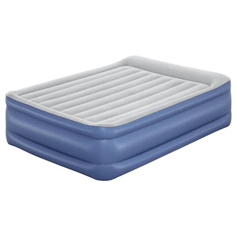 Bestway Tritech Queen Air Mattress 2.03 m x 1.52 m x 46 cm with Built-in AC Pump