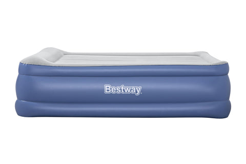 Bestway Tritech Queen Air Mattress 2.03 m x 1.52 m x 46 cm with Built-in AC Pump