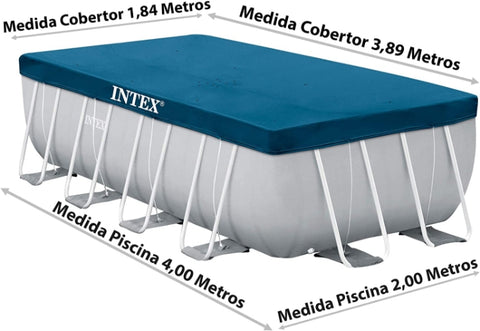 INTEX 4m X 2m Rectangular Pool Cover - 28037