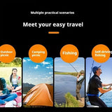 Inflatable Waterproof Family Camping Tent with Manual Air Pump – 6–8 Persons
