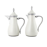 Vaccum Flask Set - 1L + 700ml - Ivory