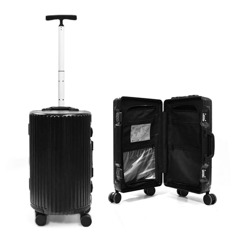 Bagsouq Essentials, Barrel Travel ABS + PC Carry-On Luggage - 20"