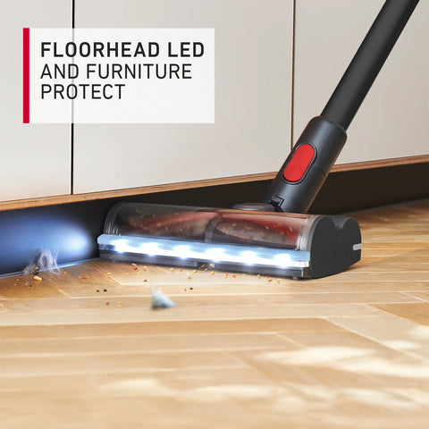 Hoover CLSV-HPMS, HomePro Cordless Stick Vacuum Cleaner – HairWrap Resist, FlexiClean, 45-Min Runtime, LED Floorhead