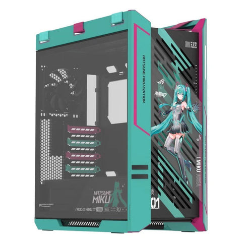 Gaming PC Ryzen 9 Hatsune Miku Edition, Ryzen 9 9950X3D, RTX 5090 32GB, 64GB Ram DDR5 6000MHz, 4TB SSD NVMe, Windows 11 PRO