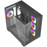 Twisted Minds, Warden Rider Tempered Glass ATX Mid Tower Gaming Case - Black