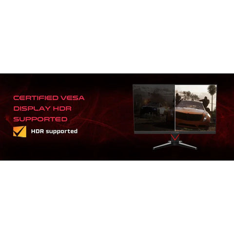GameOn GOMM24FHD180IPS, Marksman Series 24" FHD, 180Hz, MPRT 0.5ms, HDMI 2.1, Fast IPS Gaming Monitor (Supports PS5) - Black