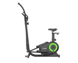 Black Bull 2-in-1 Elliptical Cross Trainer with Seat, 120KG Capacity
