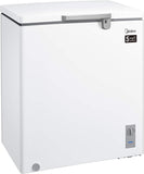Midea Chest Freezer, 259L, 9.1Cft - White